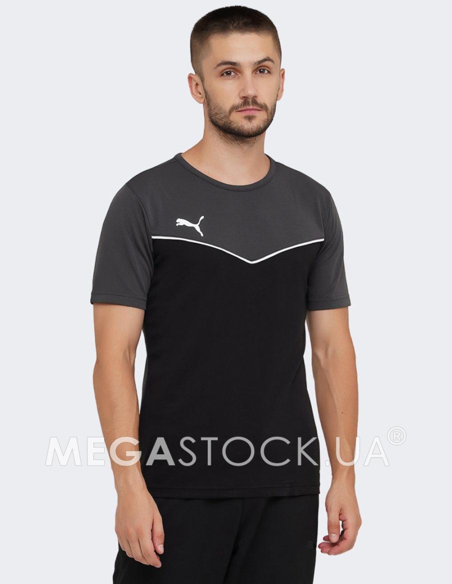 Футболка PUMA М0130371 (65752603) колір сірий чорний