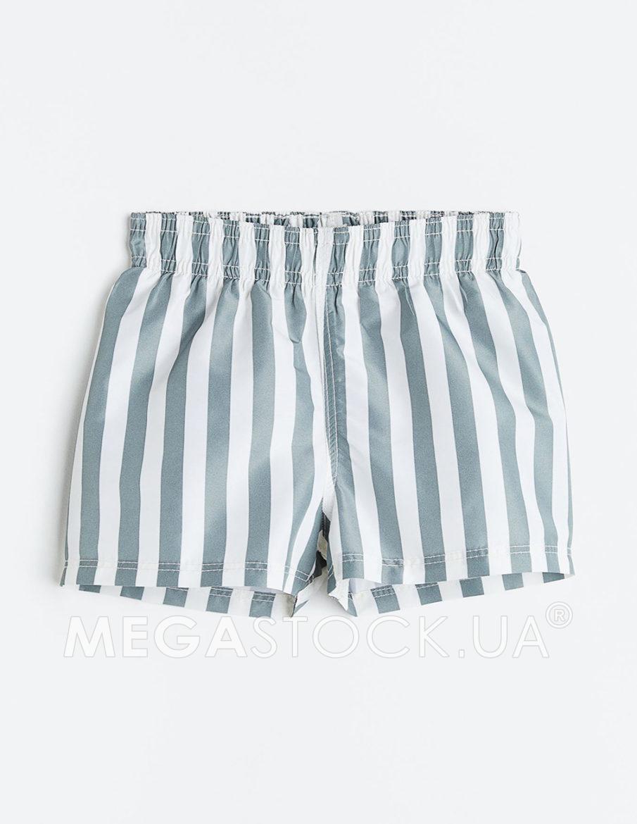 Пляжні шорти H&M ДМ008813 (11290577) колір білий сірий